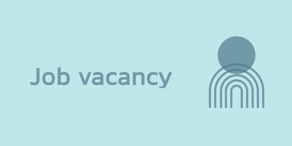 Decorative image with the text "Job vacancy"