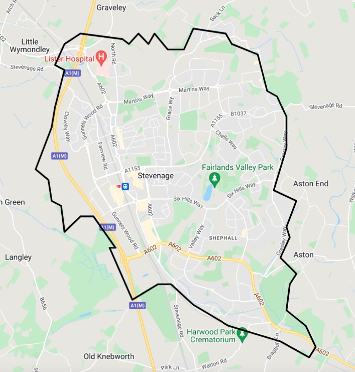 Outline of Stevenage authority