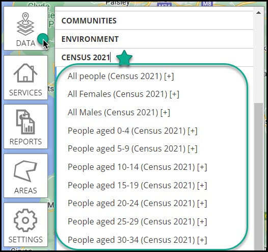 Shows how to find census data on Local Insight