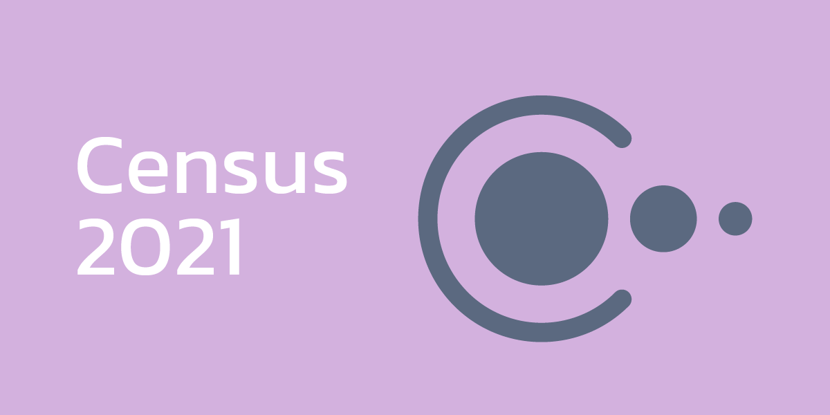 Decorative image with the text "Census 2021"
