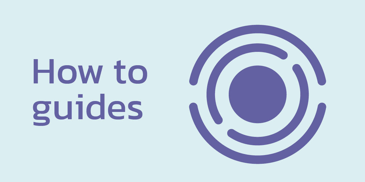 Decorative image with the text "How to guides"